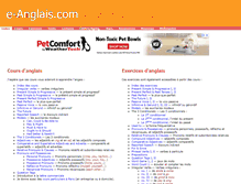 Tablet Screenshot of e-anglais.com